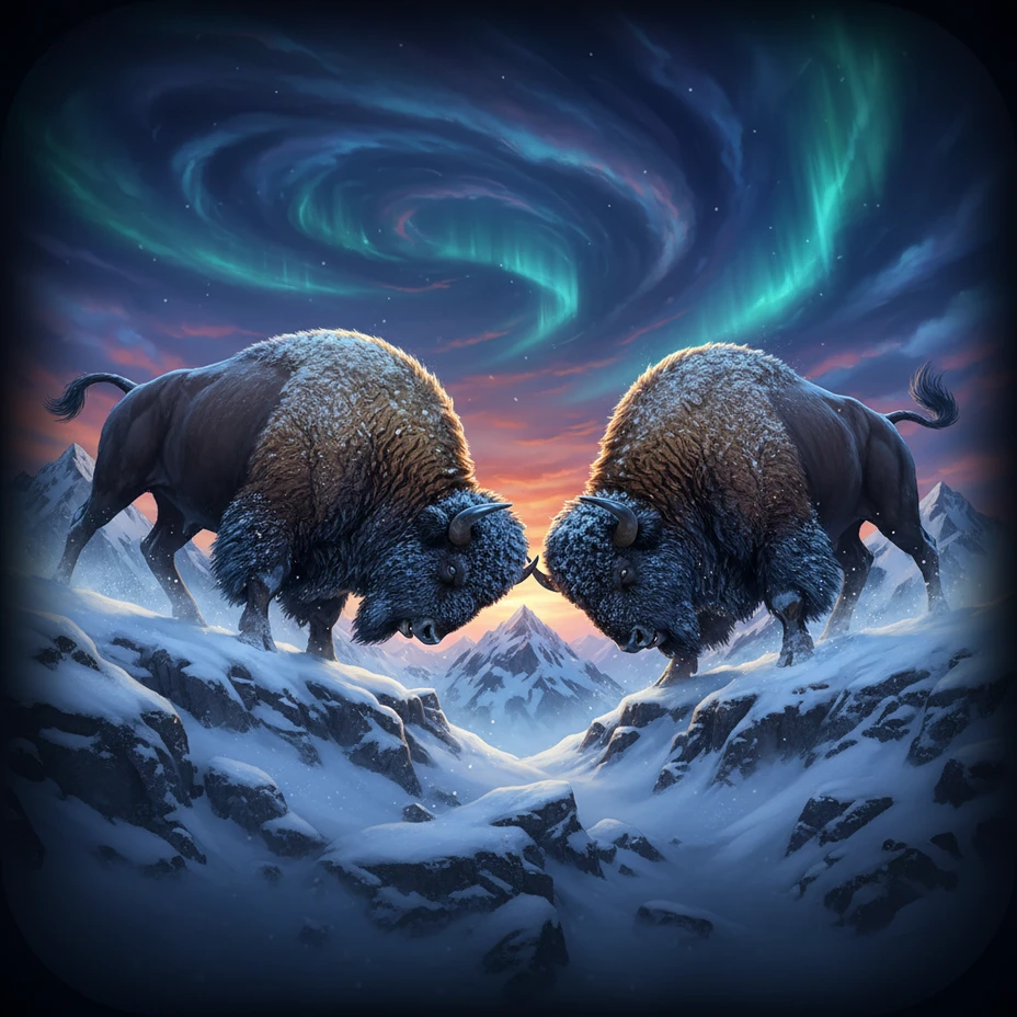 Bison Battle w DudeSpin